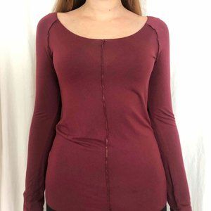 BCBG Long sleeved T-shirt Burgundy